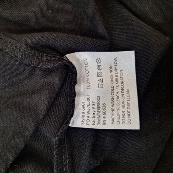 New Men's T-Shirt Black Size L Clippers - Picture 4 of 4